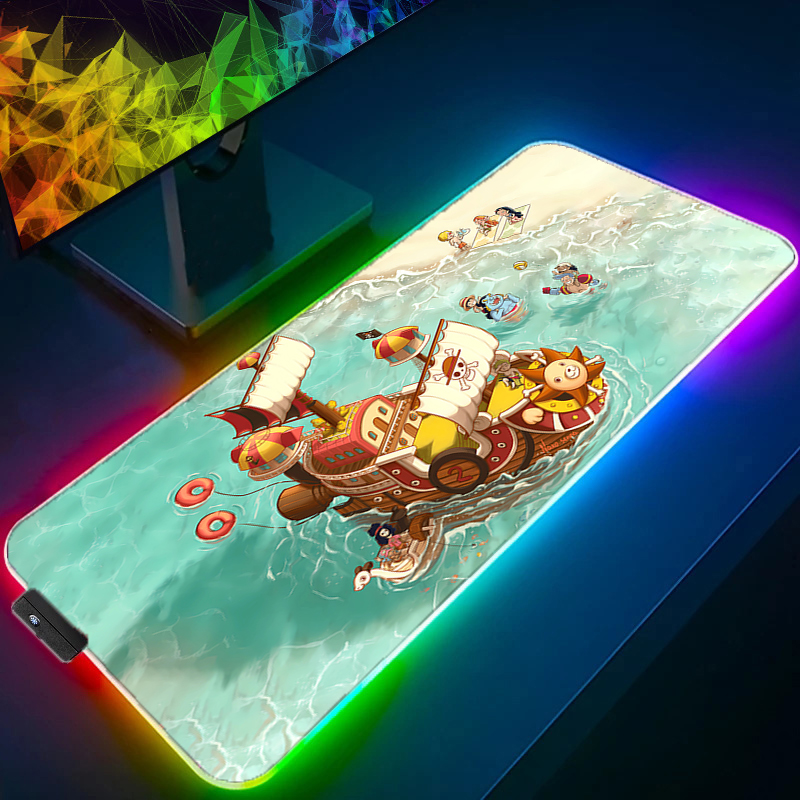 Tablet Pc Accessories - RGB LED Muismat Bureau Mat Een