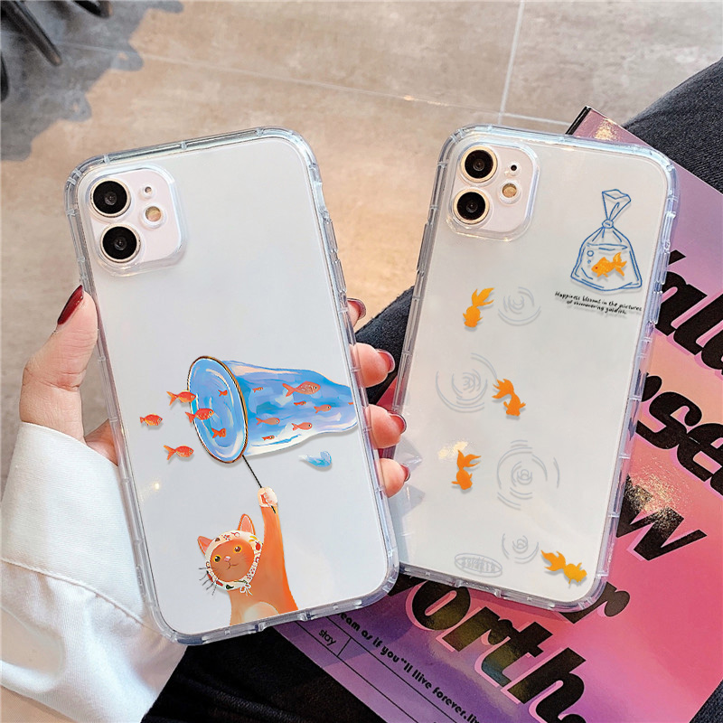 Apple Iphone 15 - Mooie Vissen Clear Telefoon Case Voor