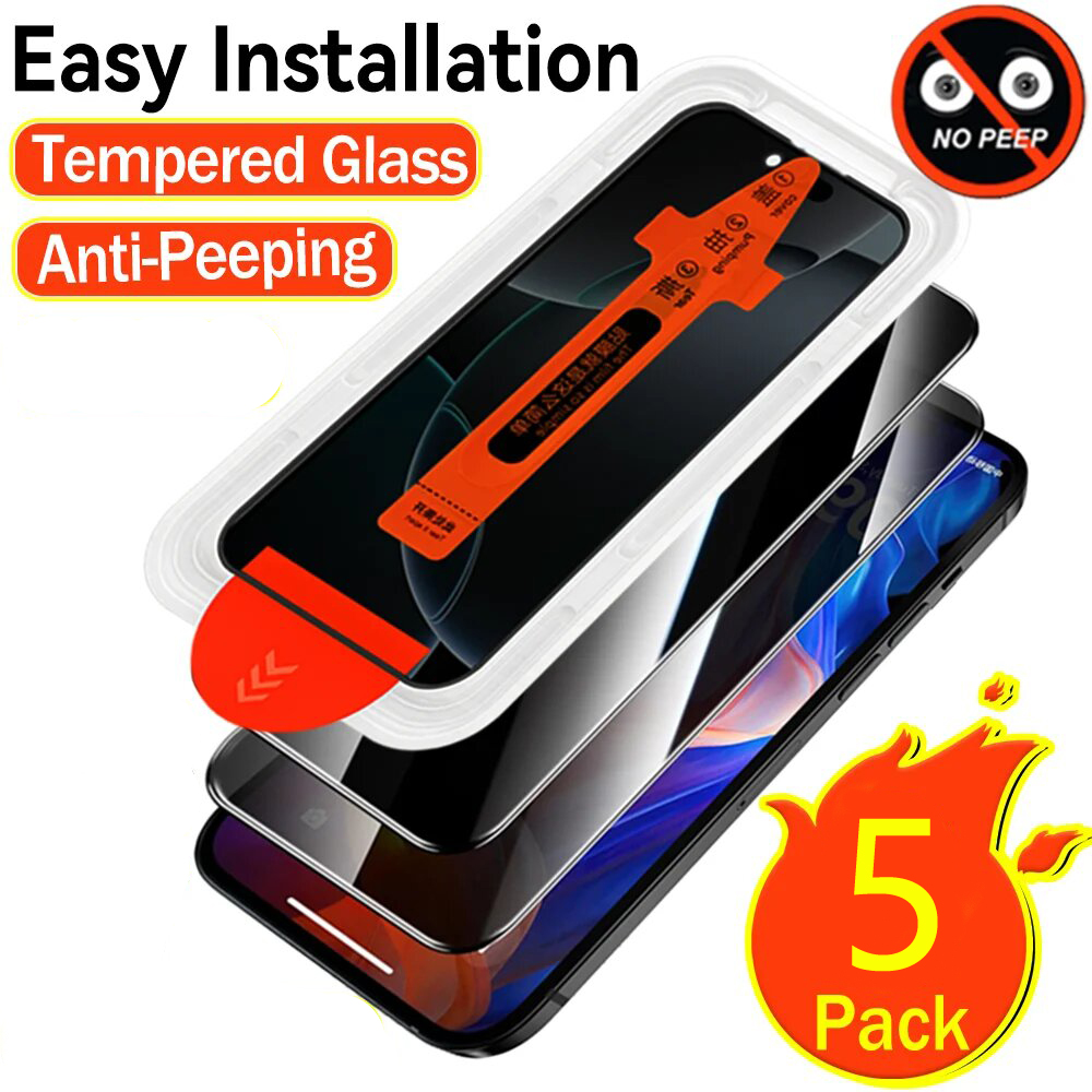 Oppo A78 - Anti-spionage gehard glasfolie voor OPPO A77