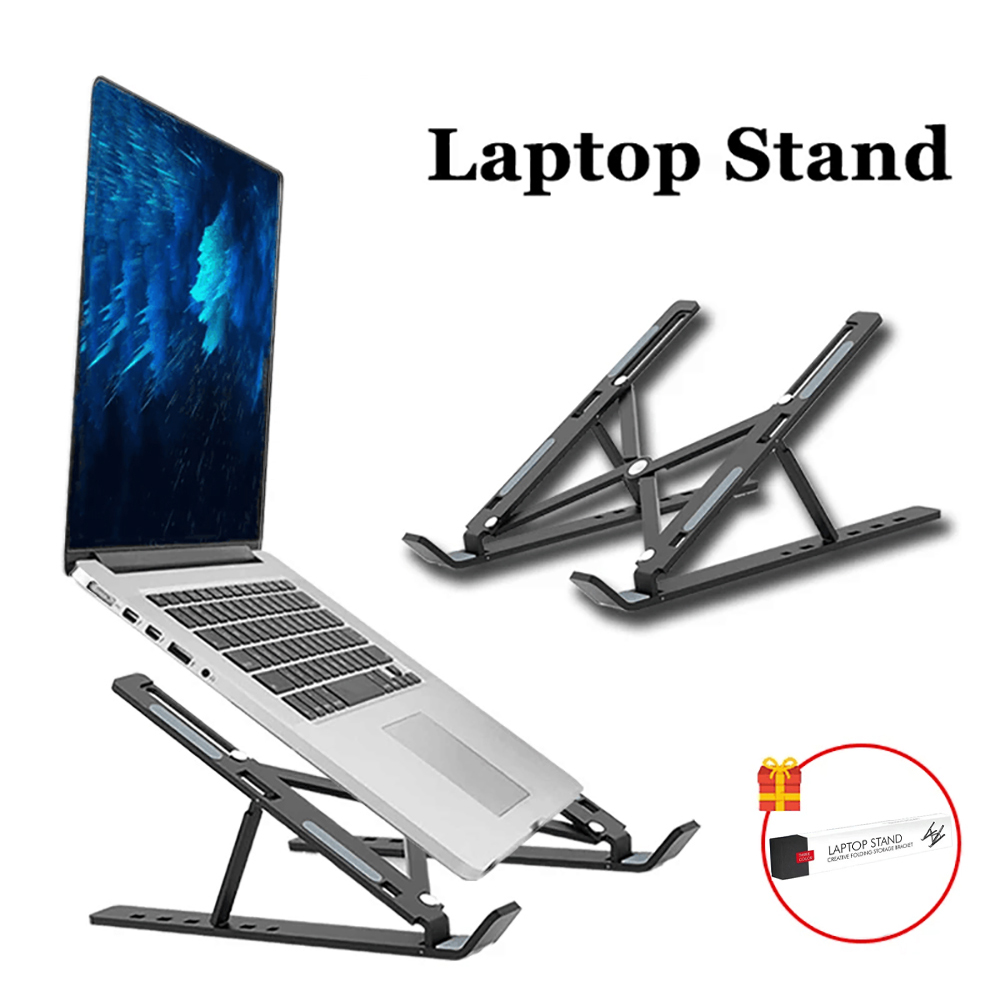 Tablet Reading Accessories - Laptopstandaard Draagbare opvouwbare notebookbeugel Verstelbare computermonitorhouder