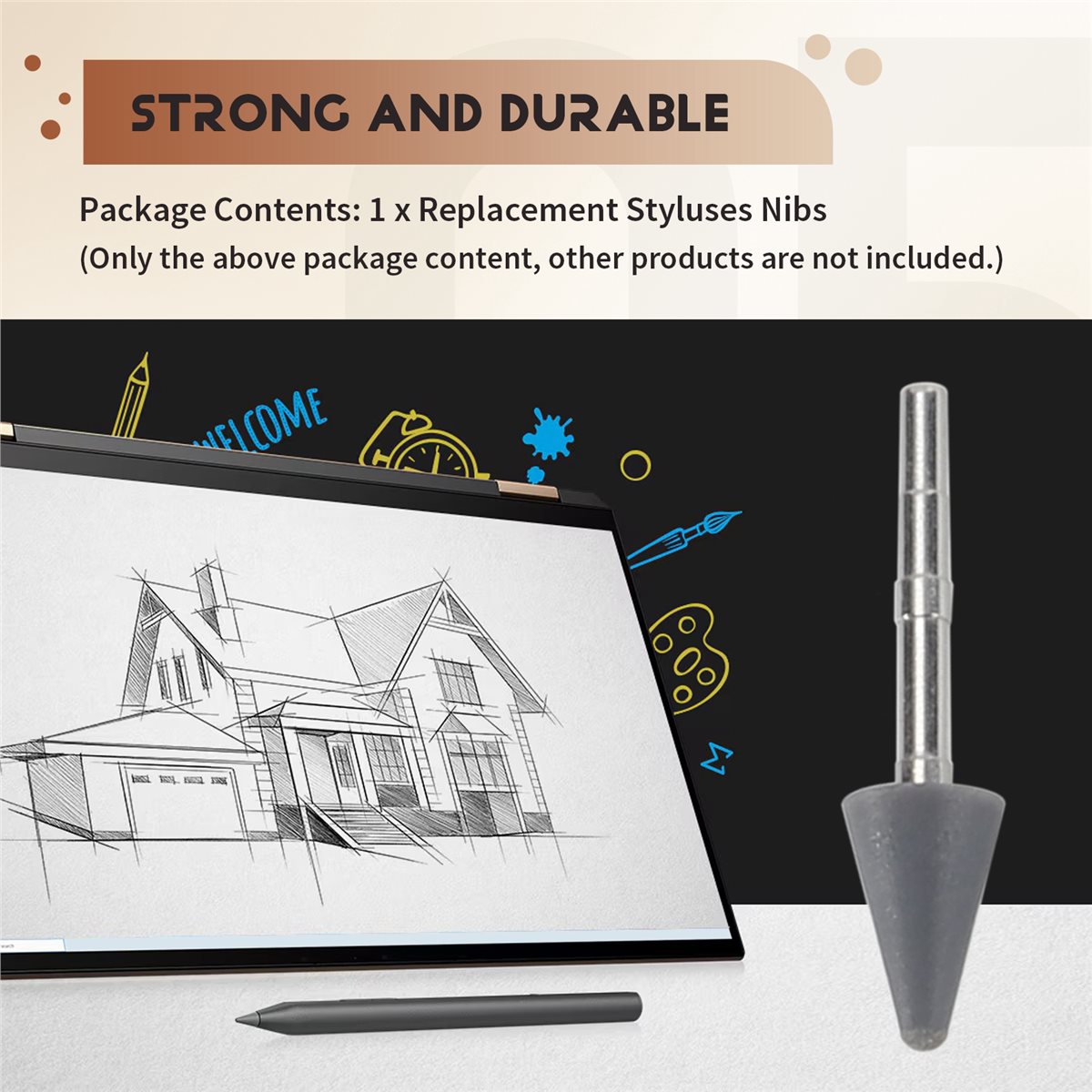 Stylus Replacement Tip - Actieve fase styluspunten vervanging voor HP