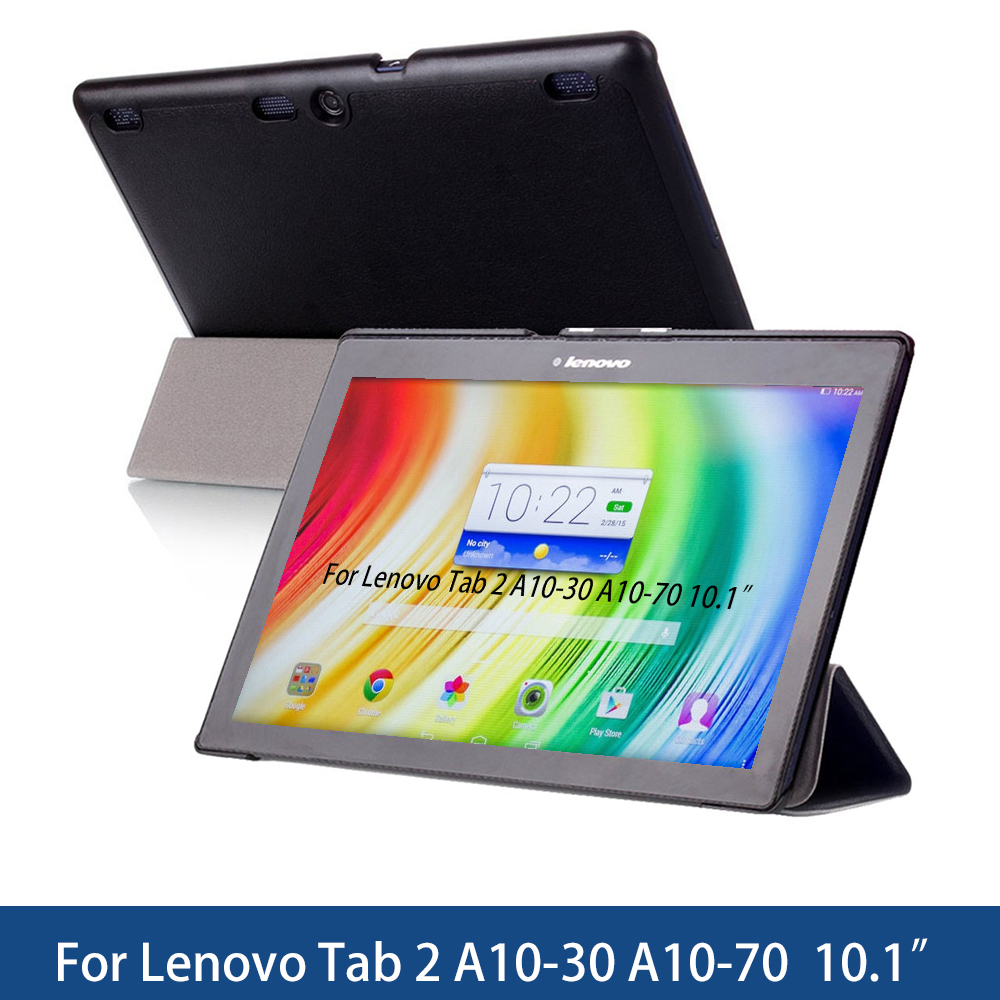 Tablet Accessories Lenovo - Slanke Adsorptie Cover met Harde Achterkant