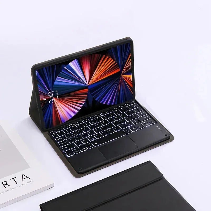 Tablet Accessories Amazon - Verlichte tablets toetsenbordhoes voor Amazon Fire