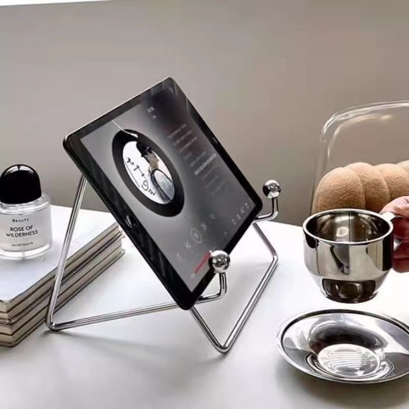 Tablet Reading Accessories - Draagbare Windstijl Metalen IJzeren Lui Bureauhouder