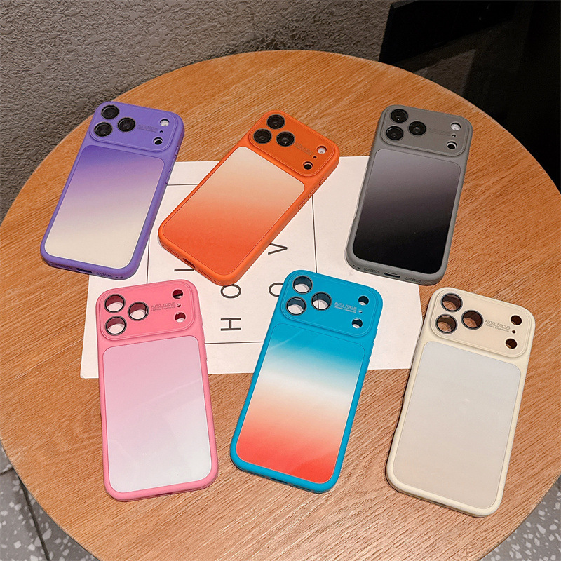 Apple Iphone 15 - Luxe Candy Kleuren Gradient Telefoonhoesje voor