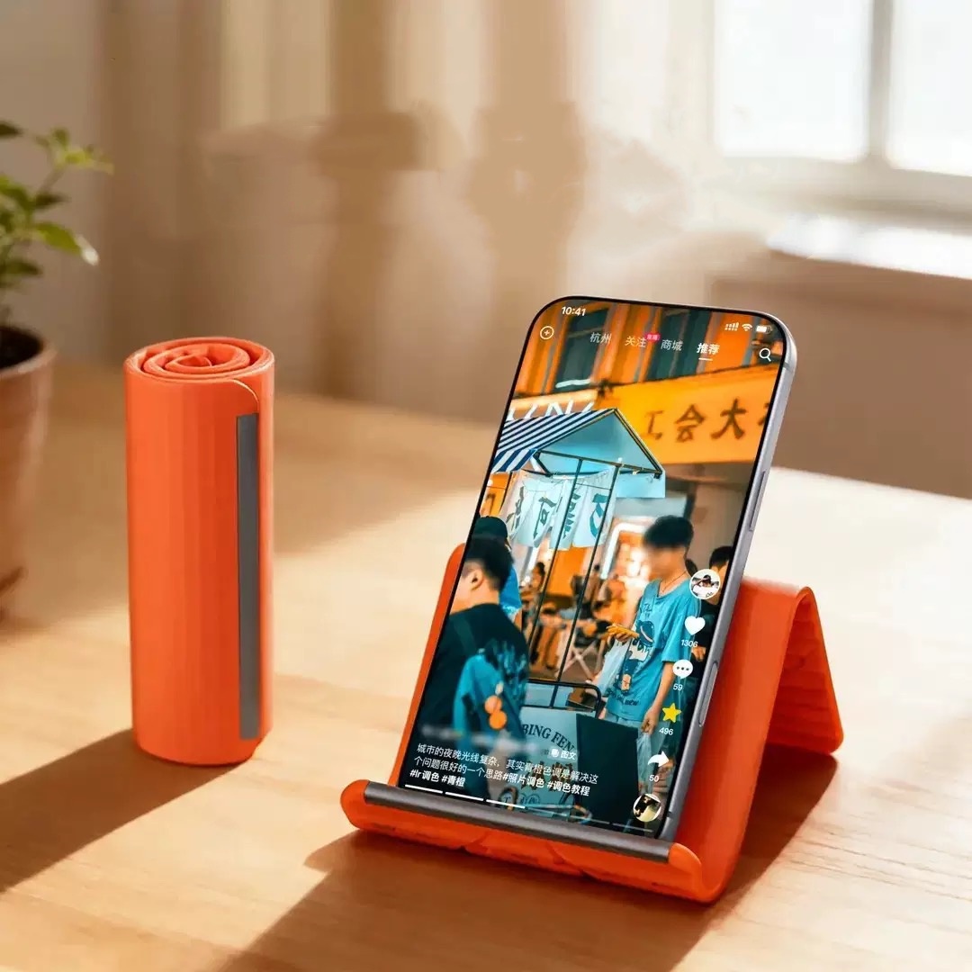 Tablet Phone Accessories - Luie draagbare telefoonstandaard Siliconen desktop-tabletlaptophouder Creatieve