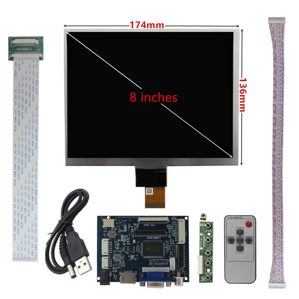Tablet Pc Accessories - 8 Inch IPS 1024*768 Monitor LCD-scherm