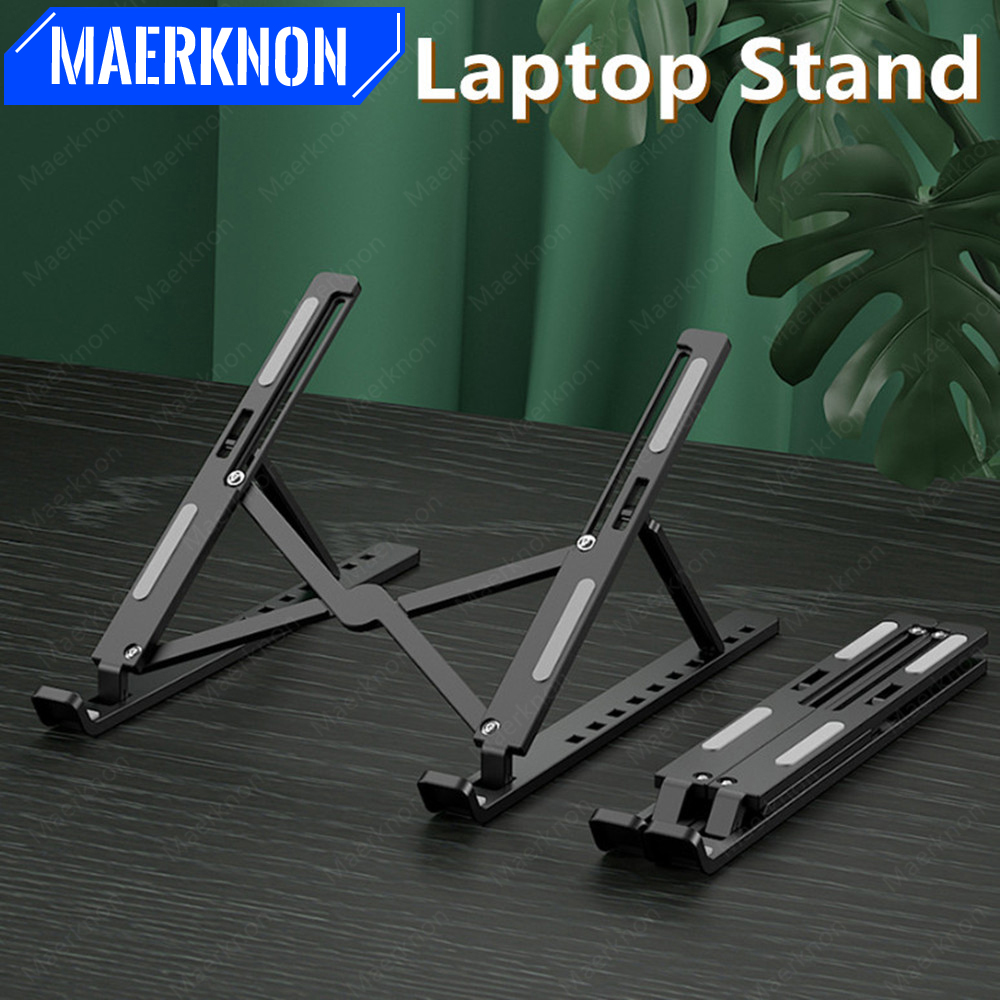 Tablet Reading Accessories - Draagbare verstelbare laptopstandaard Opvouwbare notebookbeugel Computermonitorhouder
