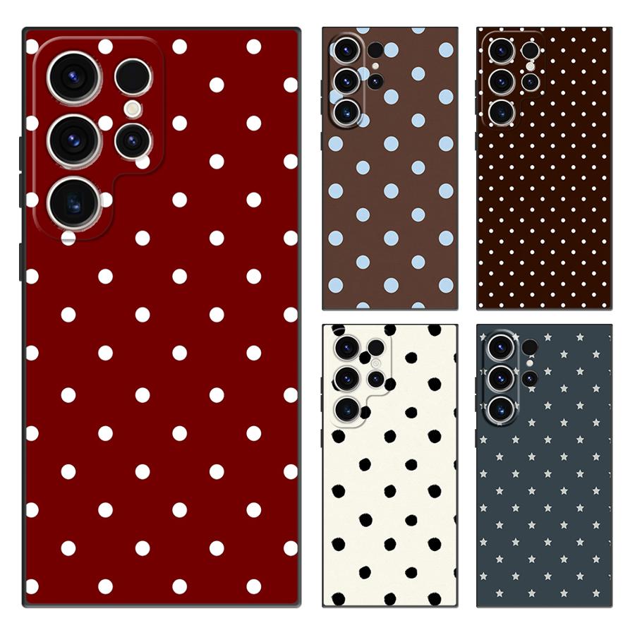Retro Polka Dots Telefoonhoesj - Tablet S9 Fe Accessories recensie en prijs