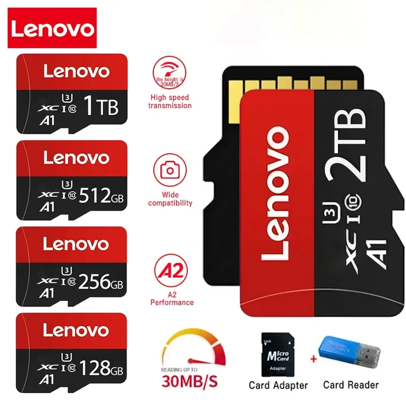 Lenovo 2TB High-Speed V30 A2 4 - Microsd Card Tablet recensie en prijs