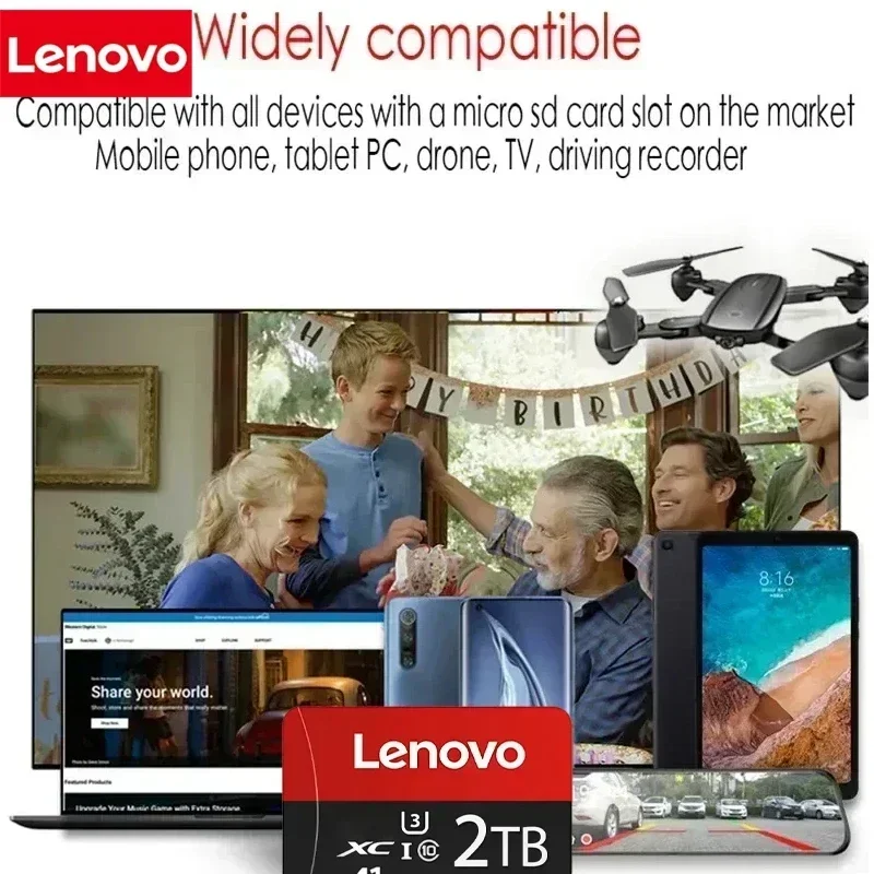 Lenovo 2TB High-Speed V30 A2 4 - Microsd Card Tablet recensie en prijs