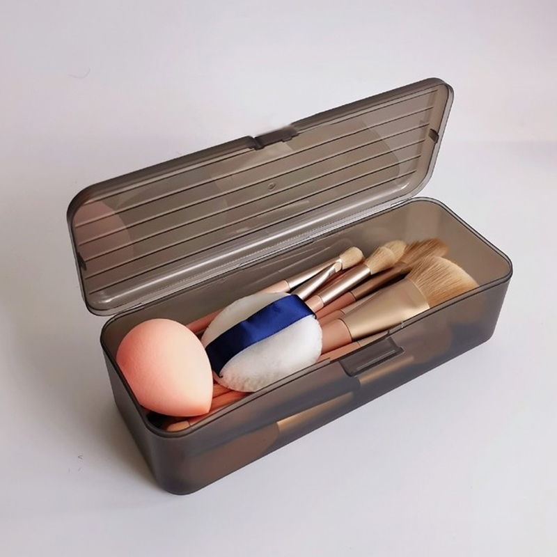 1PC transparante plastic cosme - Case With Pencil Holder recensie en prijs