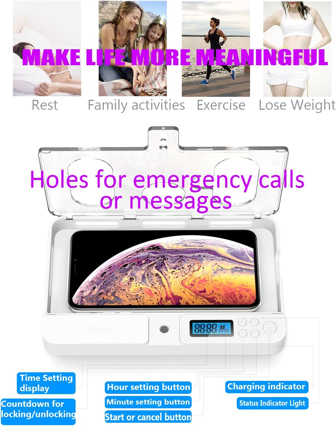 Timer Lock Box voor iPad iPhon - Toddler Tablet Accessories recensie en prijs