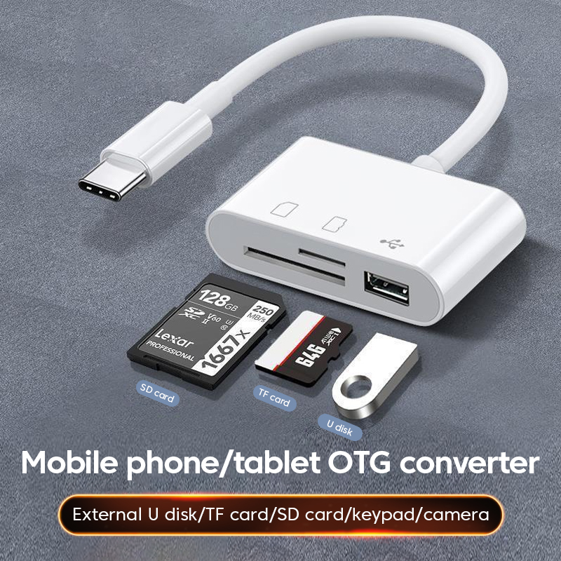 3in-1 Type-C Kaartlezer OTG SD - Microsd Card Tablet recensie en prijs