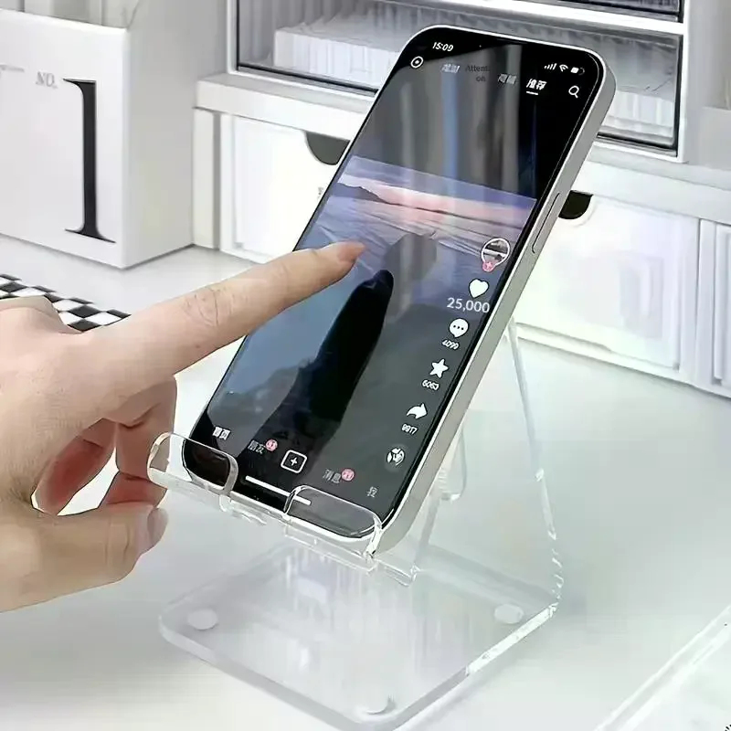 Transparante acryl telefoonsta - Tablet Phone Accessories recensie en prijs