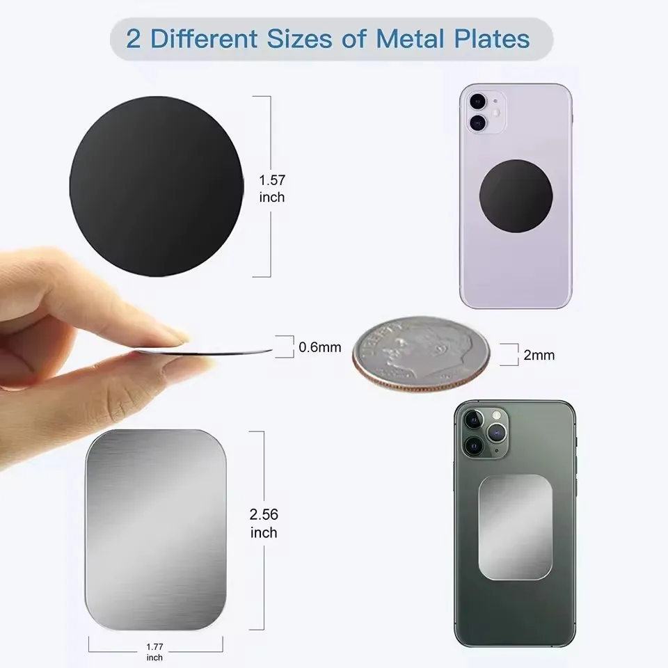 Dunne magnetische metalen plaa - Tablet Phone Accessories recensie en prijs