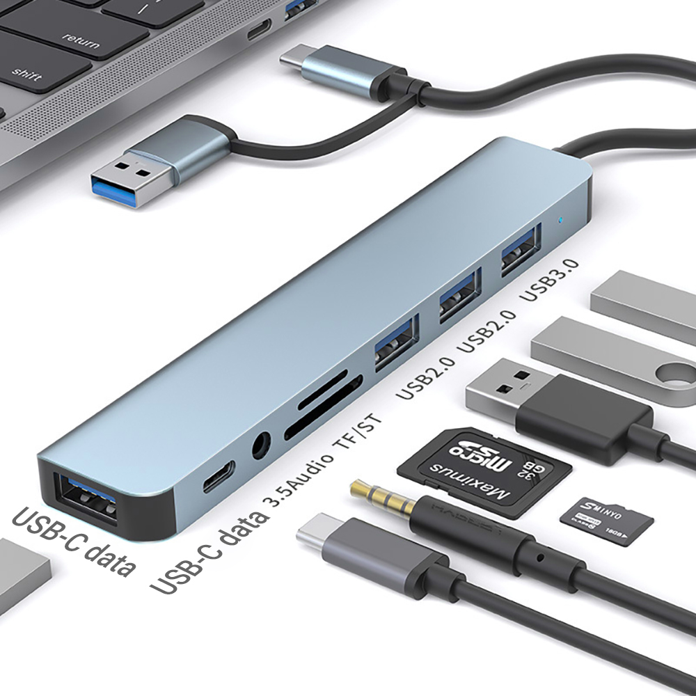 9-in-1 Dual Head USB-dockingst - Officeworks Tablet Accessories recensie en prijs