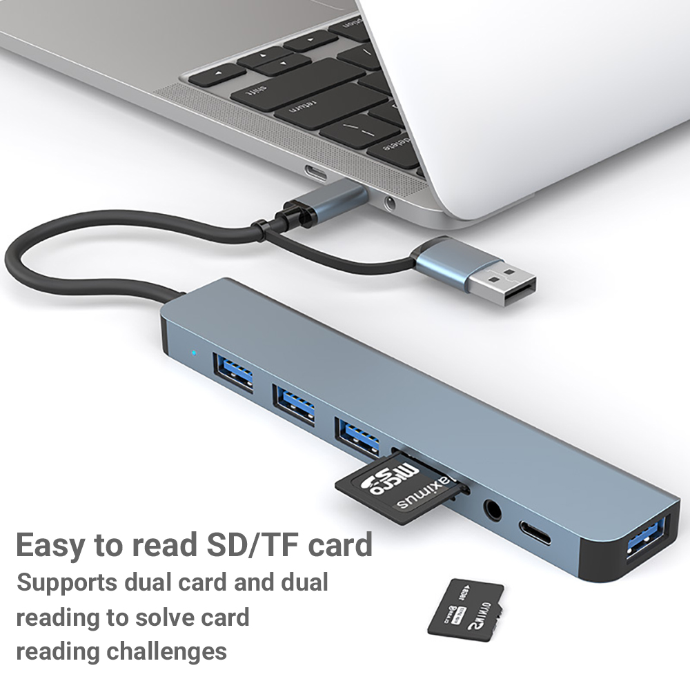 9-in-1 Dual Head USB-dockingst - Officeworks Tablet Accessories recensie en prijs