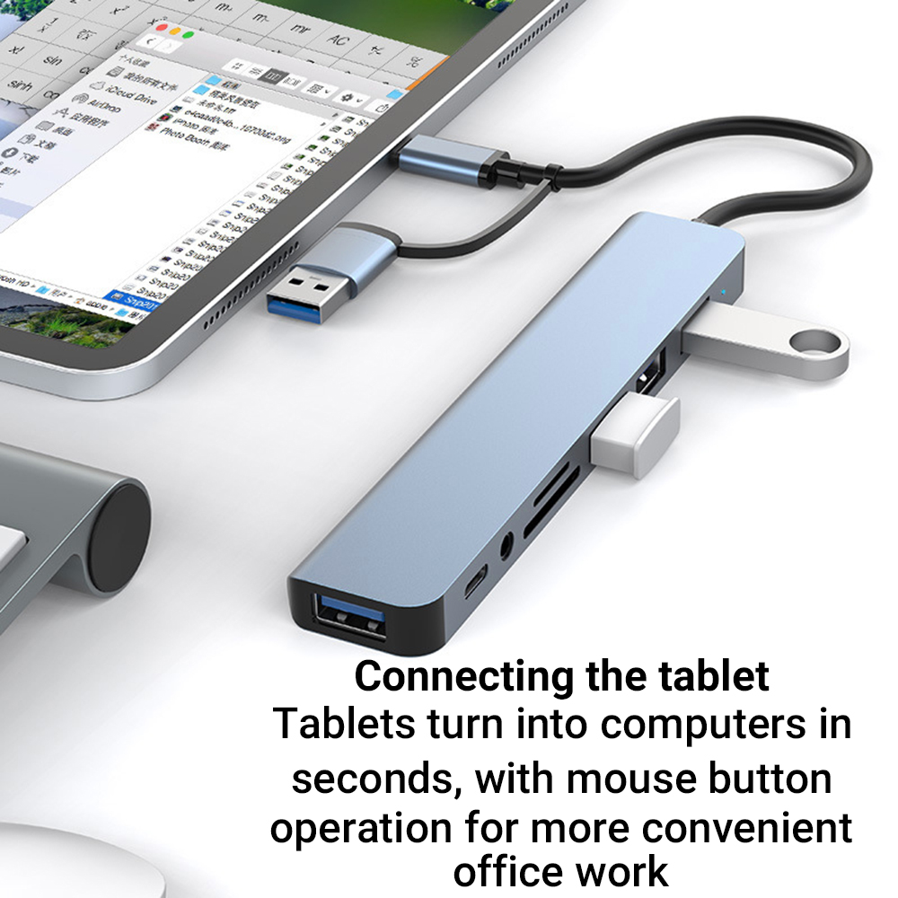 9-in-1 Dual Head USB-dockingst - Officeworks Tablet Accessories recensie en prijs