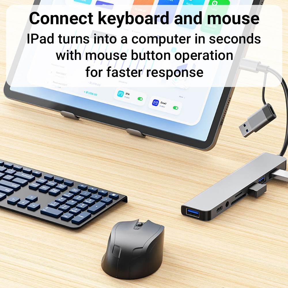 9-in-1 Dual Head USB-dockingst - Officeworks Tablet Accessories recensie en prijs