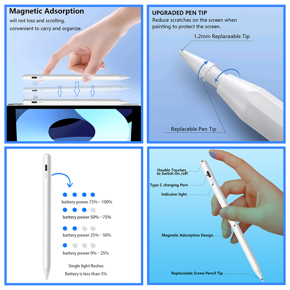 2026 Premium Stylus Pen met Pa - Tablet Accessories For Kids recensie en prijs