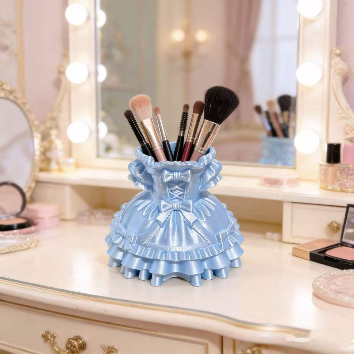 Prinsessenjurk make-up kwasten - Case With Pencil Holder recensie en prijs