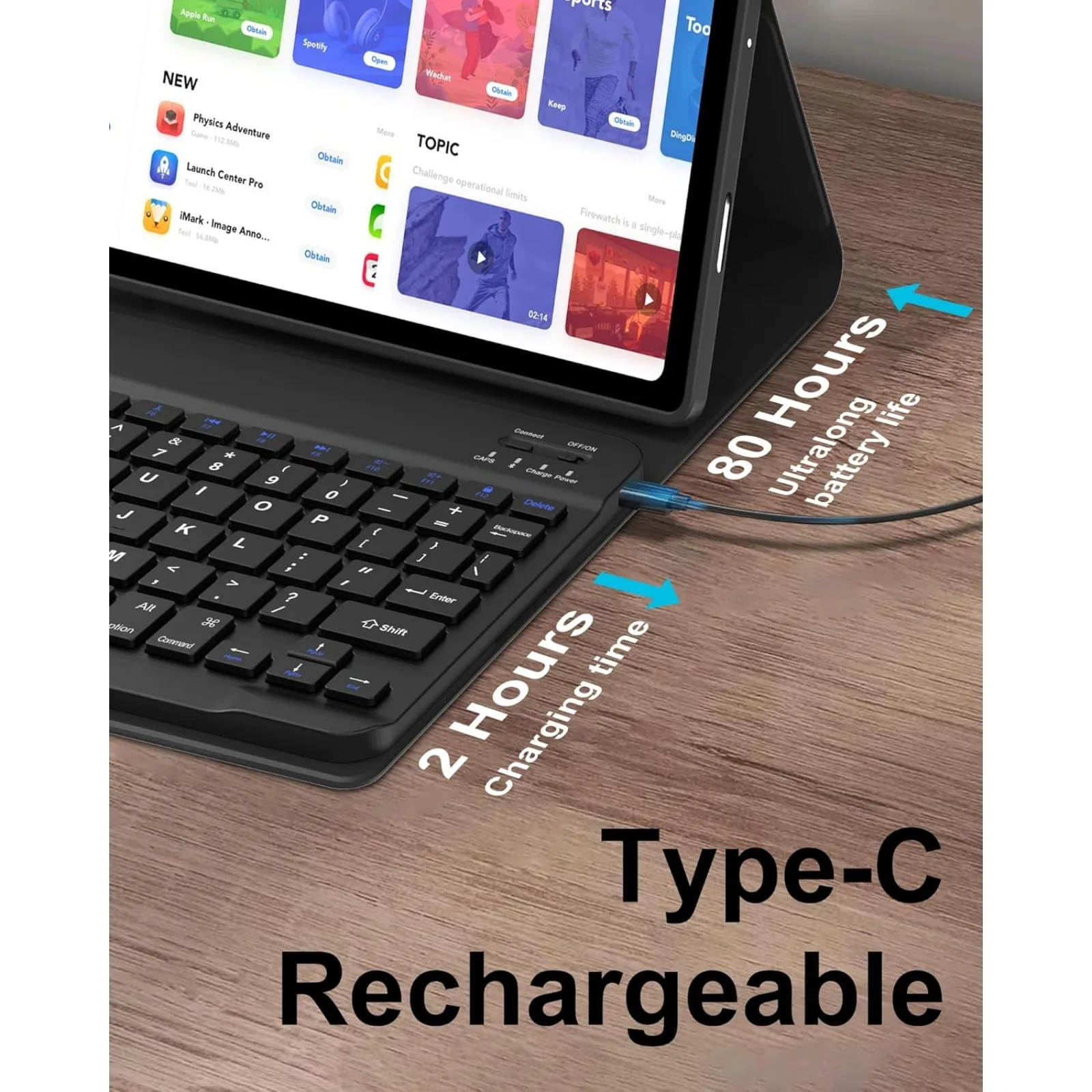 Ronde knop toetsenbordhoes voo - Tablet Accessories Lenovo recensie en prijs