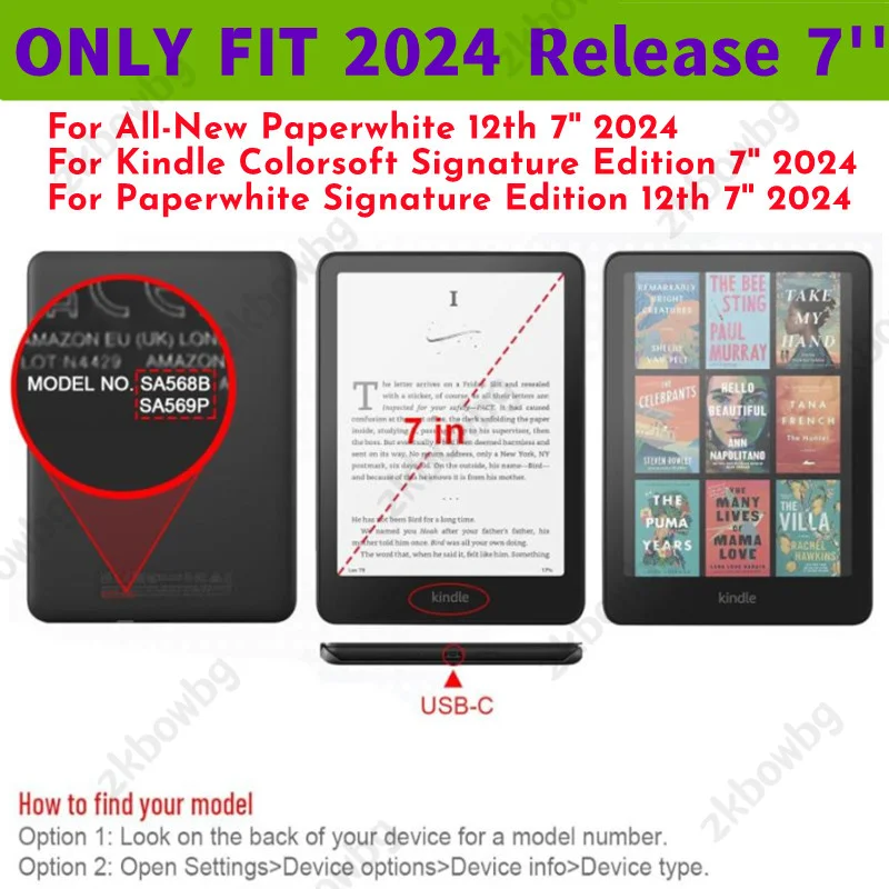Afneembare hoes voor Kindle Pa - Kindle Tablet Accessories recensie en prijs
