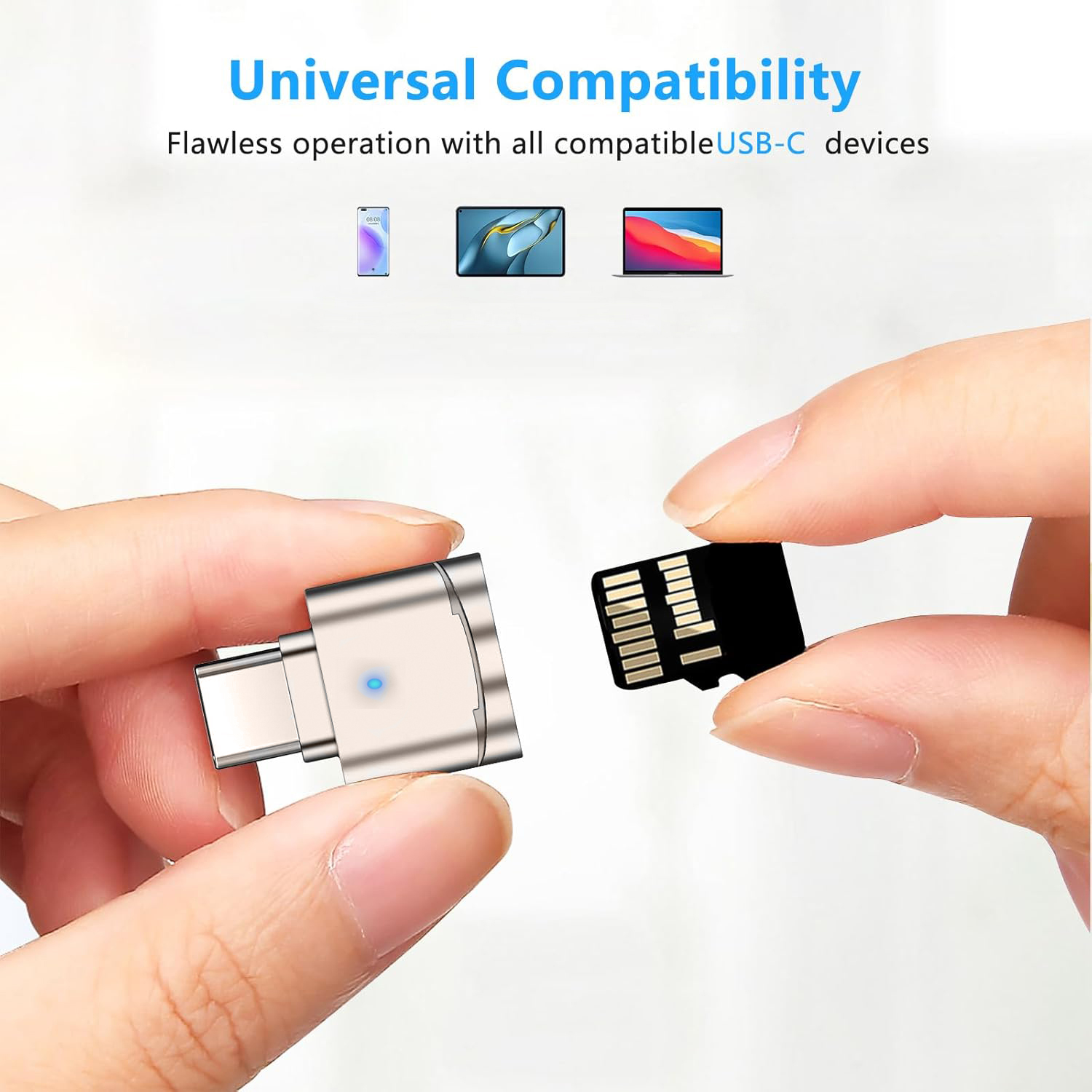 2 Stuks USB C Kaartlezer Onder - Microsd Card Tablet recensie en prijs